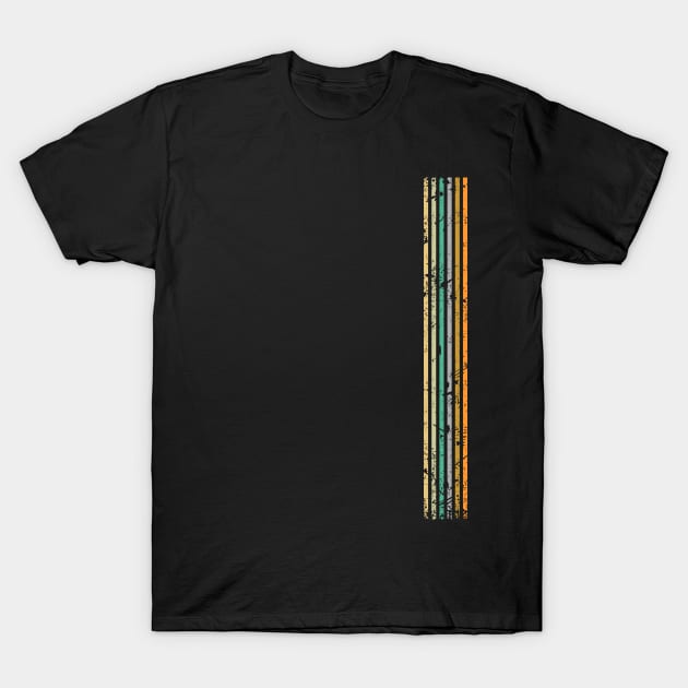 Stripes Ornament - Color Design T-Shirt by Nikokosmos